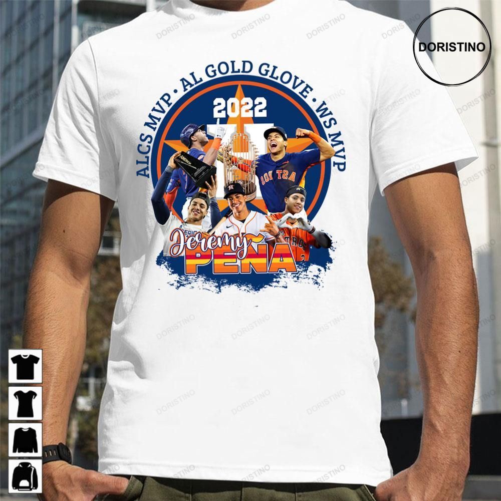 Alcs Mvp Al Gold Glove Ws Mvp Jeremy Pena 2022 Limited Edition T-shirts